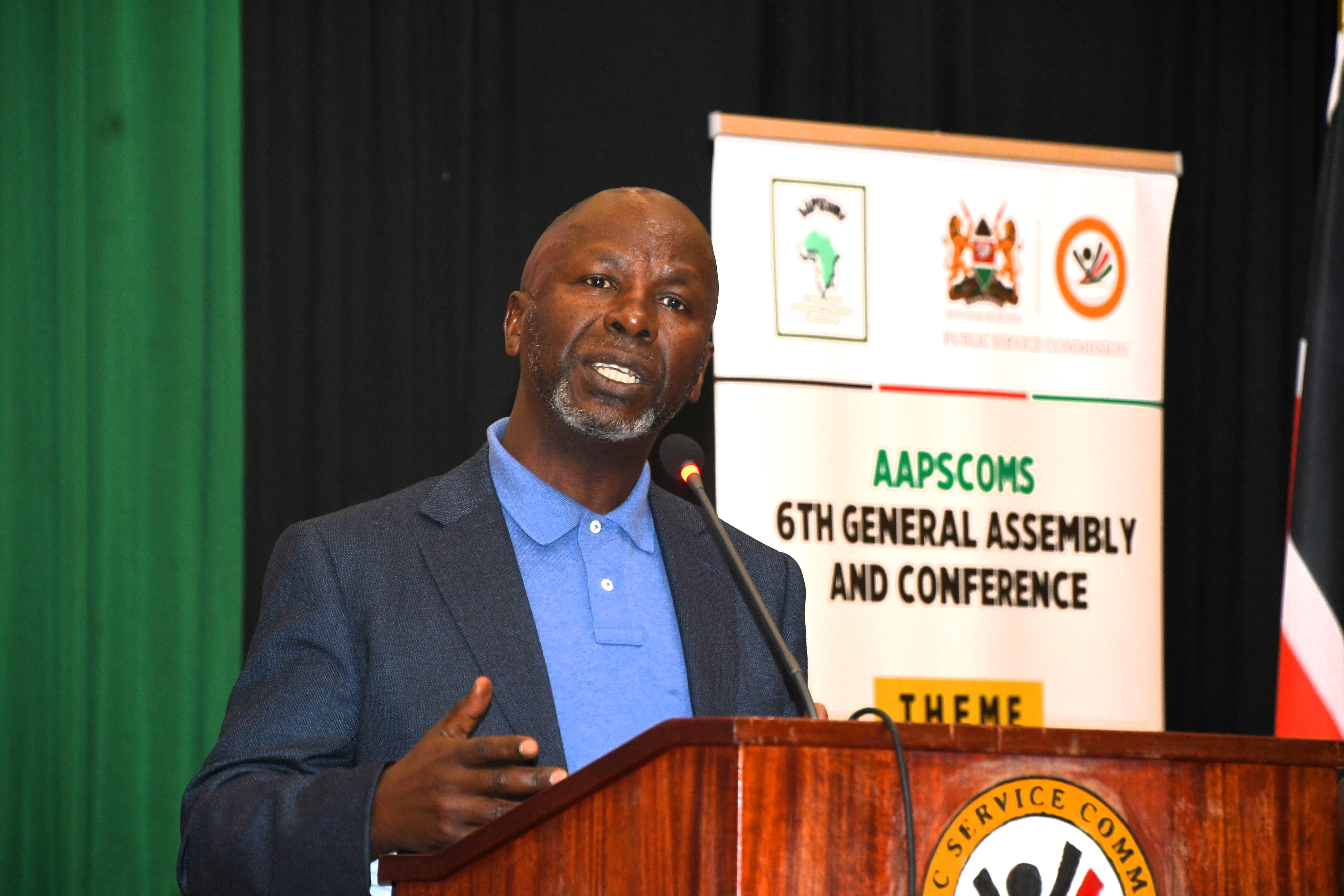 Amb. Anthony Muchiri, Chairperson, Public Service Commission of Kenya, who was elected as the President of the Association of African Public Service Commissions (AAPSCOMs). Photo/Kibet Cheptumo