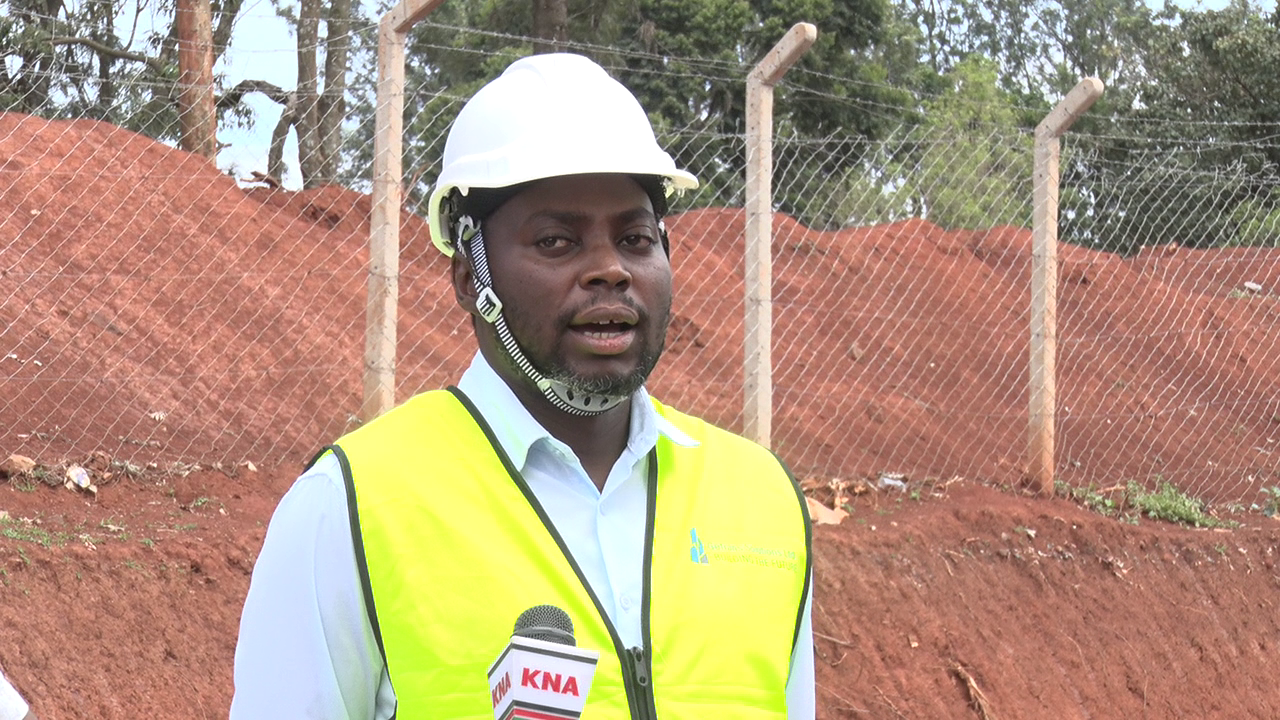 The Kakamega County Coordinator of the Second Kenya Informal Settlements Improvement Project (KISIP 2) Kelvin Marangu.