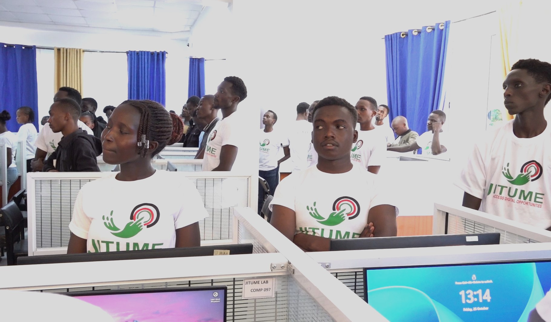 Students at Rift Valley Technical Training Institute. 