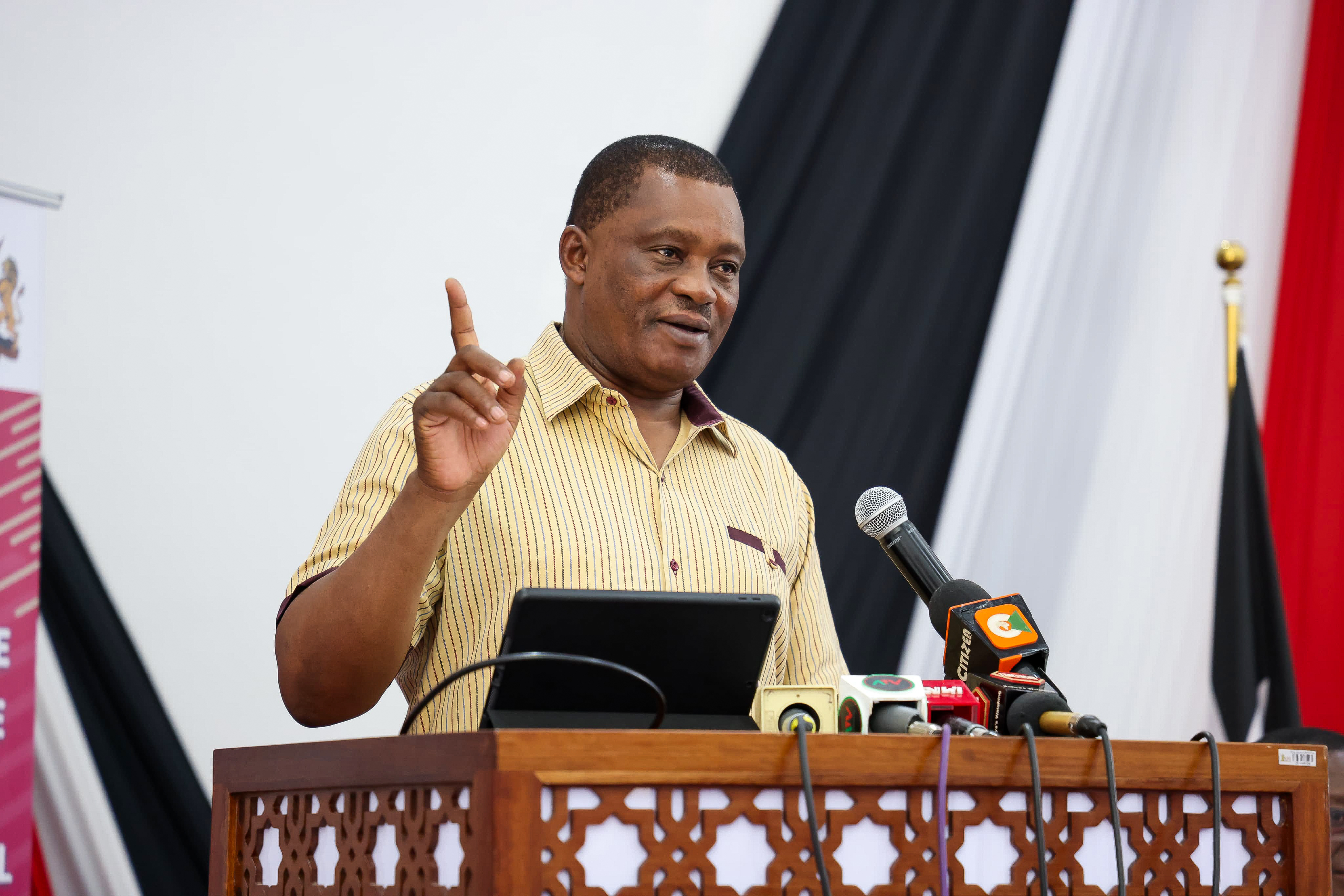 Cabinet Secretary for Public Service and Human Capital Development Justin Muturi has reaffirmed Kenya’s commitment to strengthening public service accountability.Photo/Courtesy