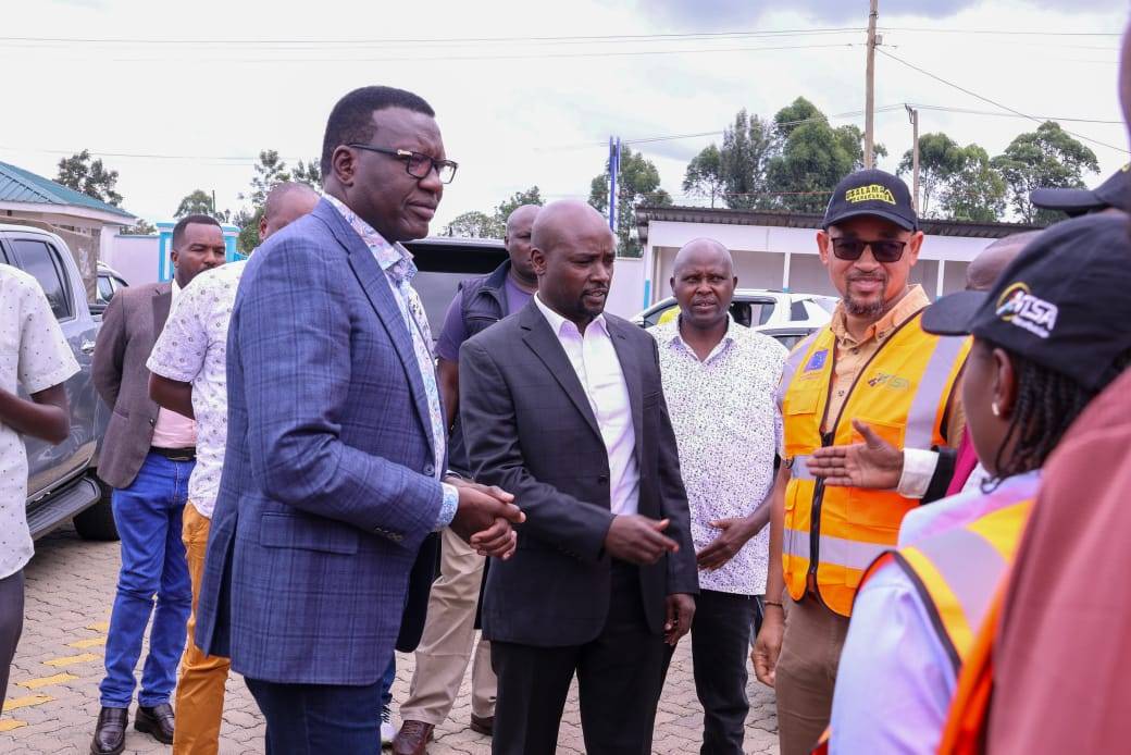 CS Chirchir during a visit in Kaplong Photo/ MINISTRY OF ROADS AND TRANSPORT