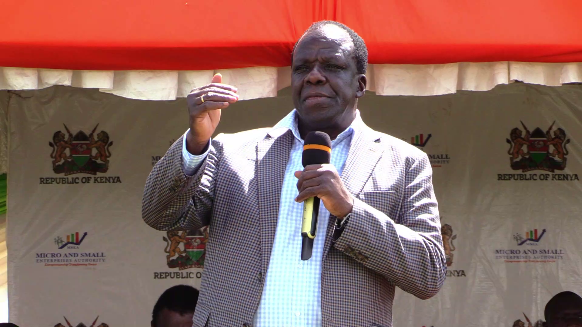 Cooperatives and Micro and Small Enterprises Cabinet Secretary Wycliffe Oparanya 