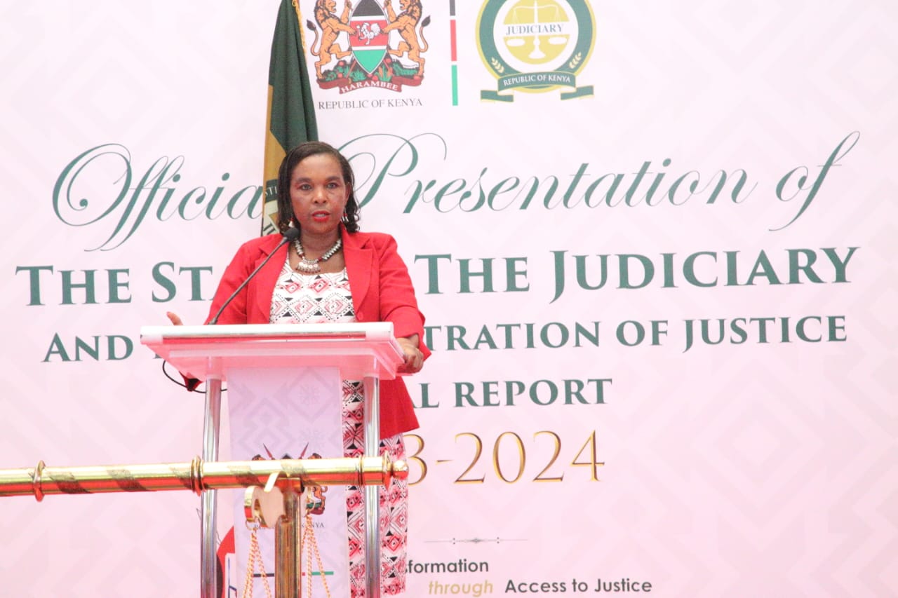 The Cabinet Secretary, MICDE, Dr. Margaret Nyambura Ndung’u.