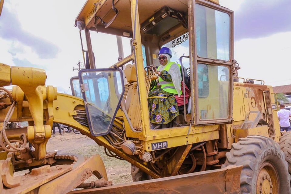 Kwale Governor Fatuma Achani during the launch of several water and sanitation projects designed to improve access to water, sanitation and hygiene for all. Photos/Hussein Abdullahi