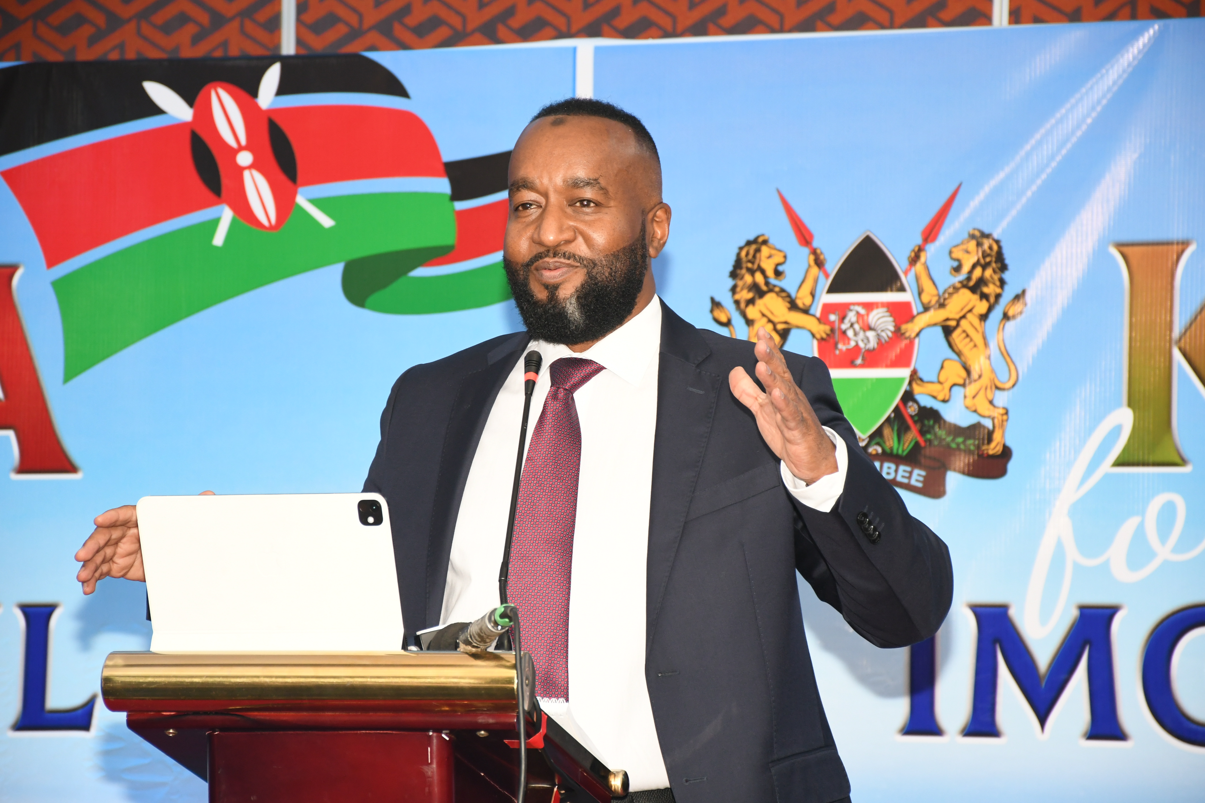  Cabinet Secretary, Ministry of Mining, Blue Economy and Maritime Affairs, Hassan Joho