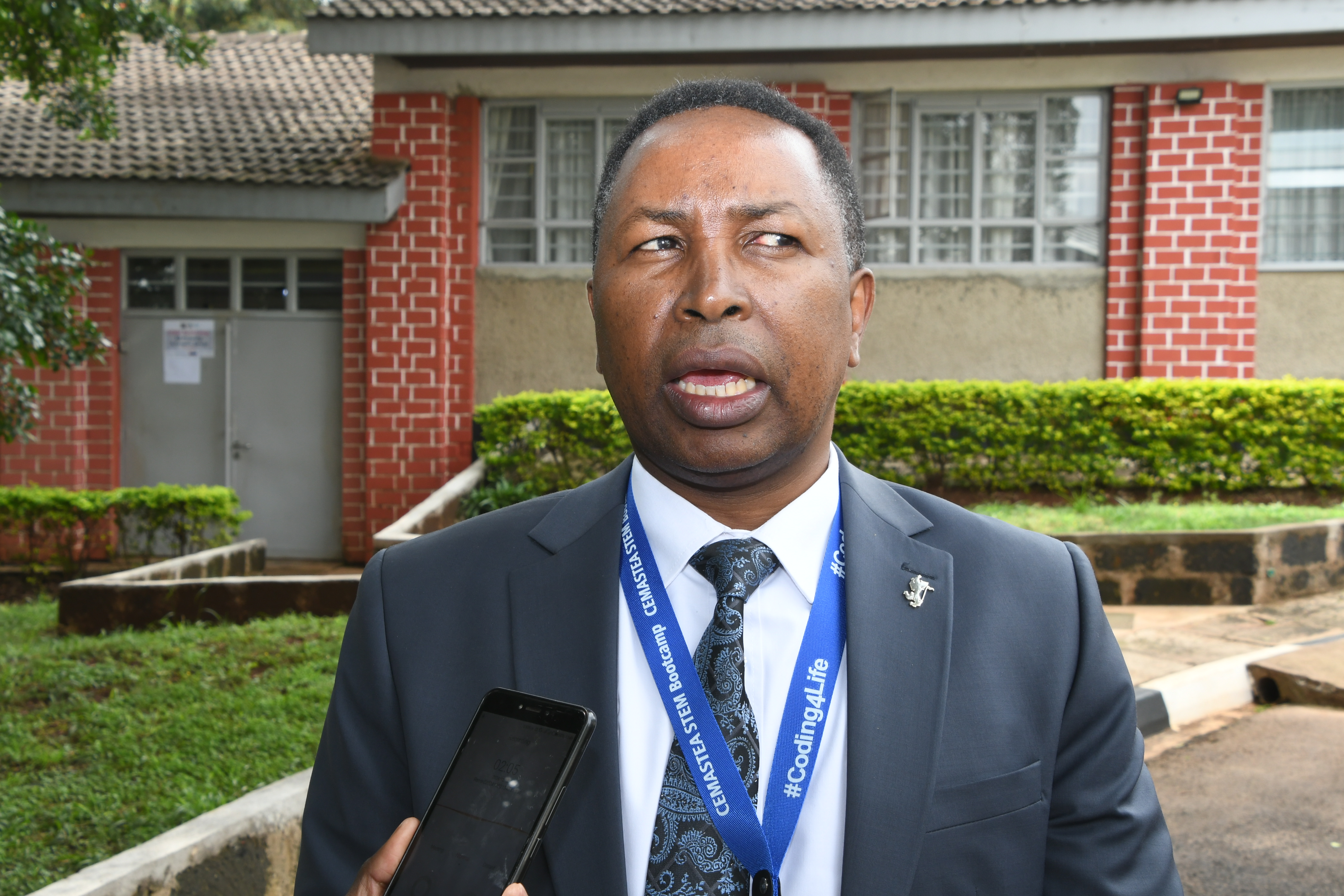 Deputy STEM Coordinator Martin Mungai. Photo/ Bonface Malinda