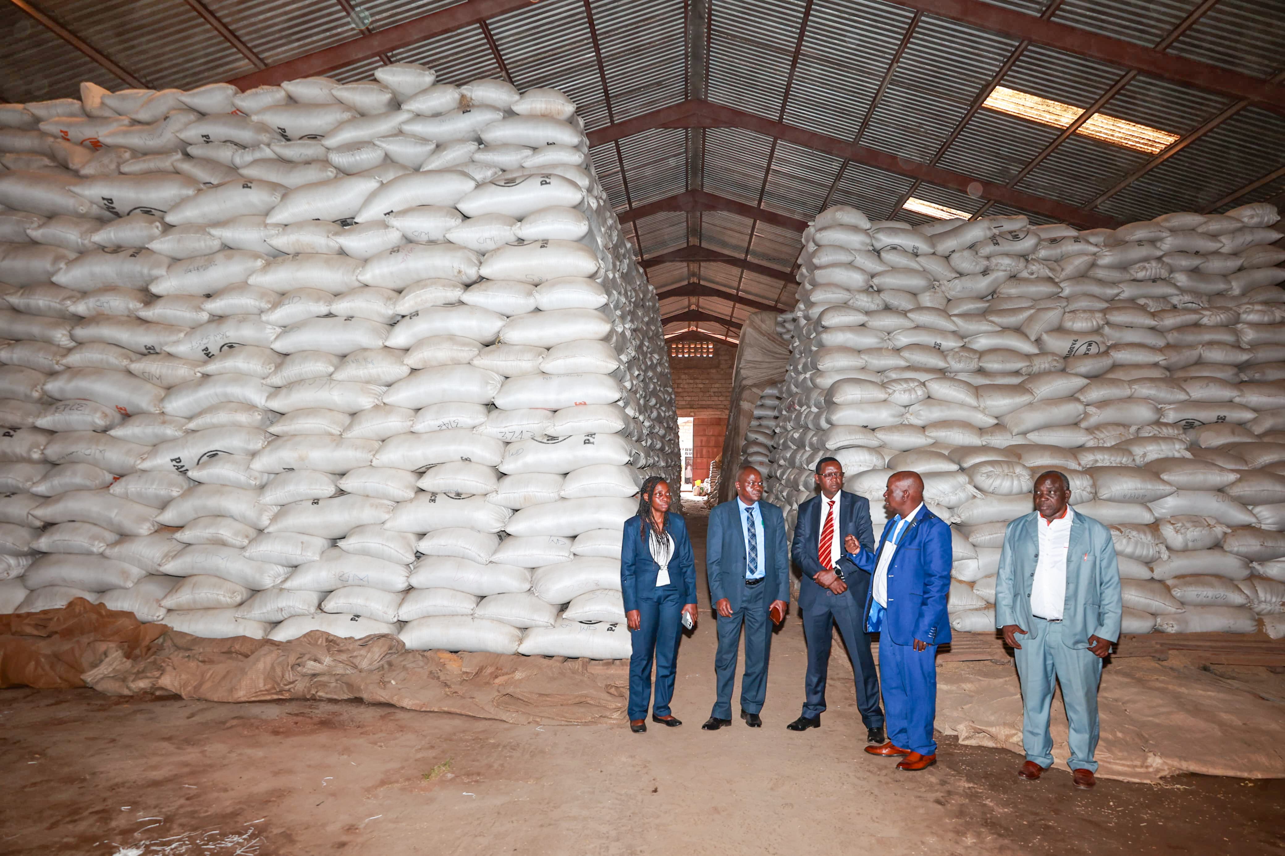 Bruno Linyiru, Director General of the Agriculture and Food Authority (AFA) of Kenya speaking in Mwea after meeting rice farmers’ officials.