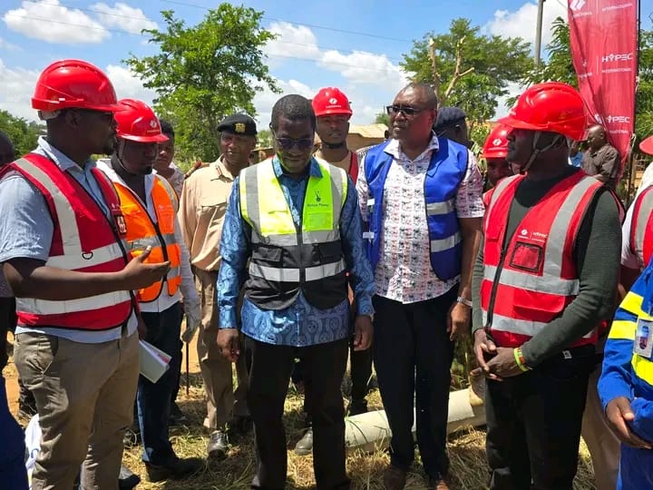 Cabinet Secretary for Energy and Petroleum Opiyo Wandayi speaking when he commissioned Musosya village Last Mile Electricity Connectivity project in Kisasi Sub County in Kitui .