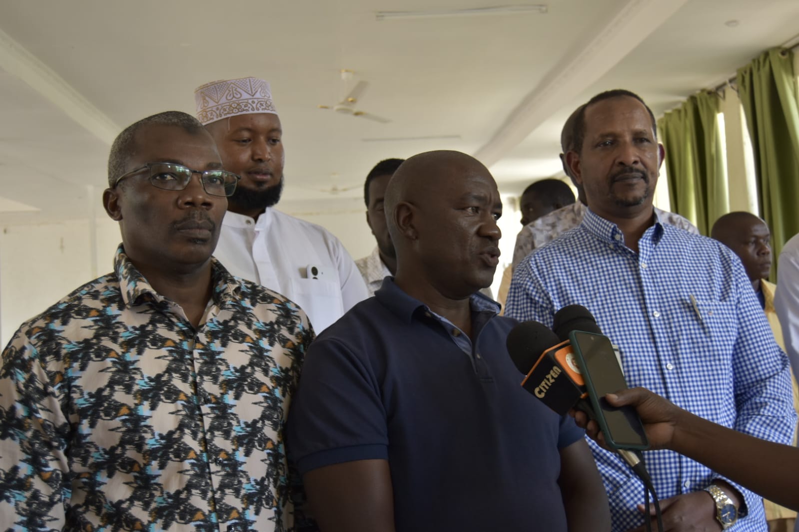 The northeastern coordinator for affordable housing and markets John Karanja during a press interview. He revealed that Garissa County is receiving Sh 1.03 billion for housing projects alone