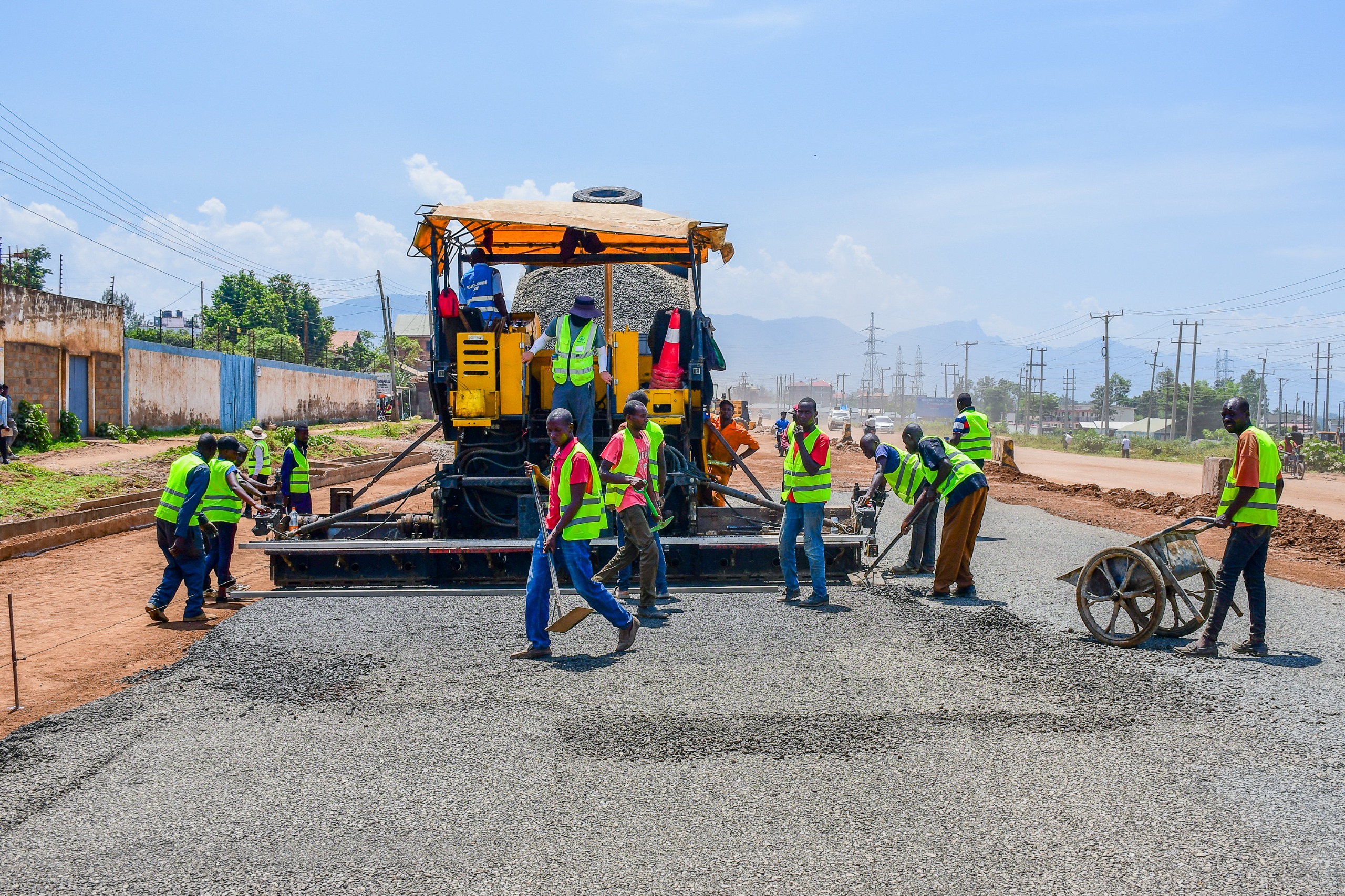 eputy Chief of Staff Eliud Owalo inspects construction of Mamboleo Junction–Miwani–Chemelil Muhoroni–Kipsitet road, Kisumu County.