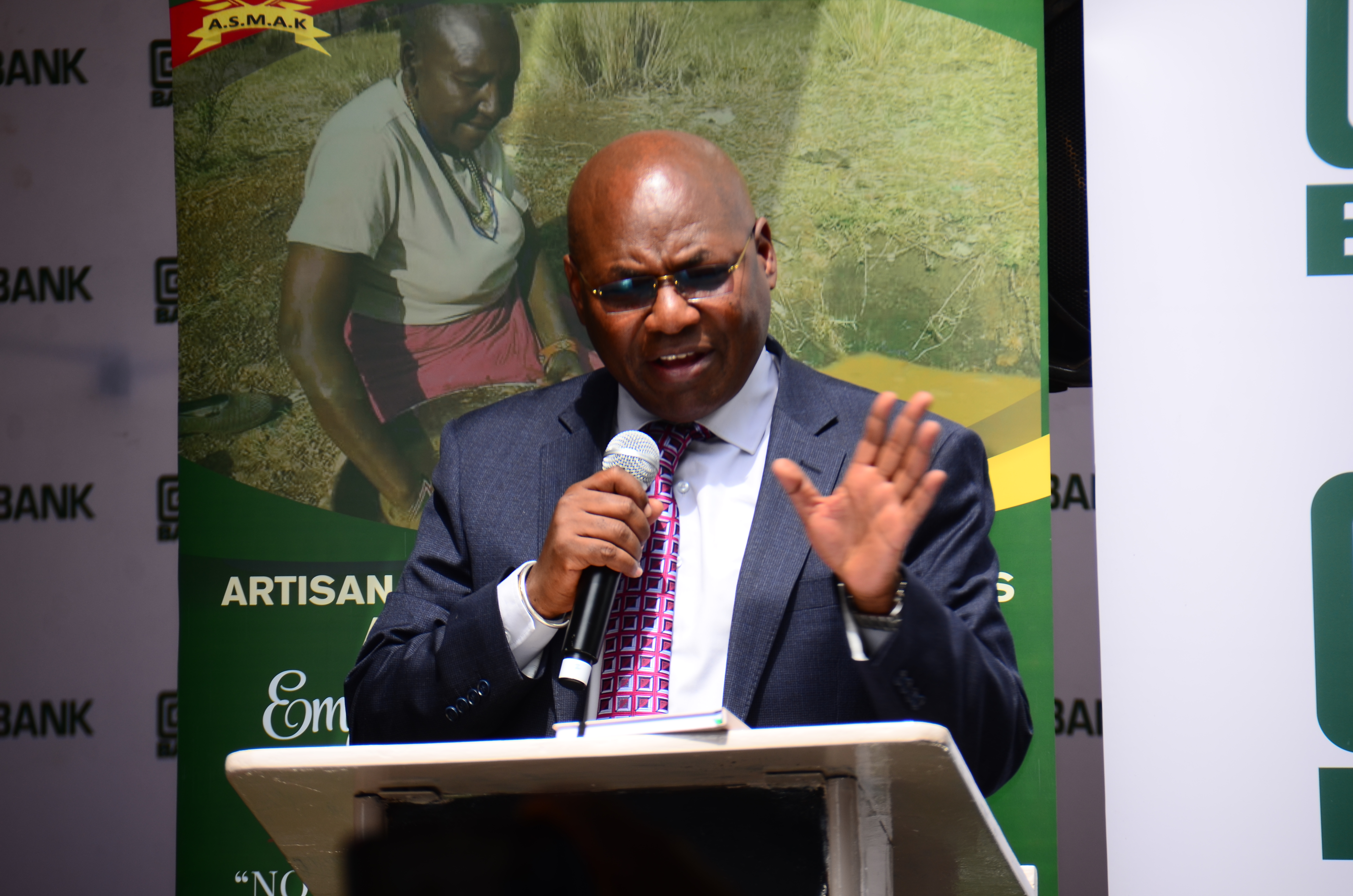 Principal Secretary, State Department for Mining, Harry Kimtai speaking during the Nyanza Gold Summit in Migori. 