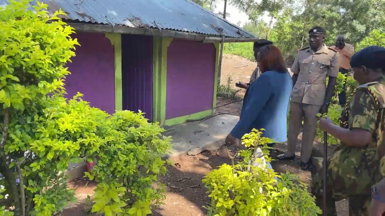 Nyanza Regional Commissioner Florence Mworoa on tour at the premises of Melkio St. Joseph’s Missions of Messiah in Opapo-Rongo. Photo/ Makokha Khaoya