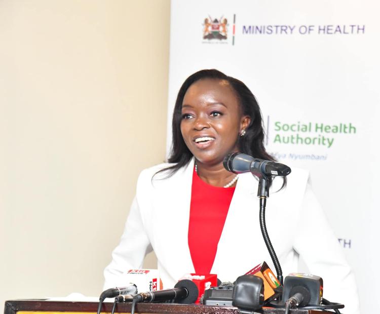 Health Cabinet Secretary (CS) Dr. Deborah Barasa.