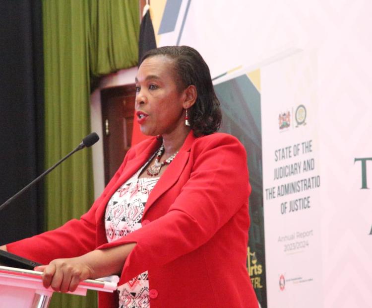 The Cabinet Secretary, MICDE, Dr. Margaret Nyambura Ndung’u.