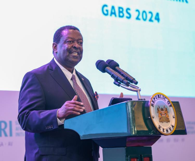 Prime Cabinet  Secretary Musalia Mudavadi. Photo/Courtesy