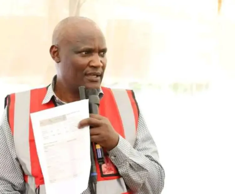 Treasury and National Planning Cabinet Secretary, John Mbadi, speaking on Saturday during the launch of the Sh287 million Awach Water Project in Seme-Sub County, Kisumu. Photo/Chris Mahandara
