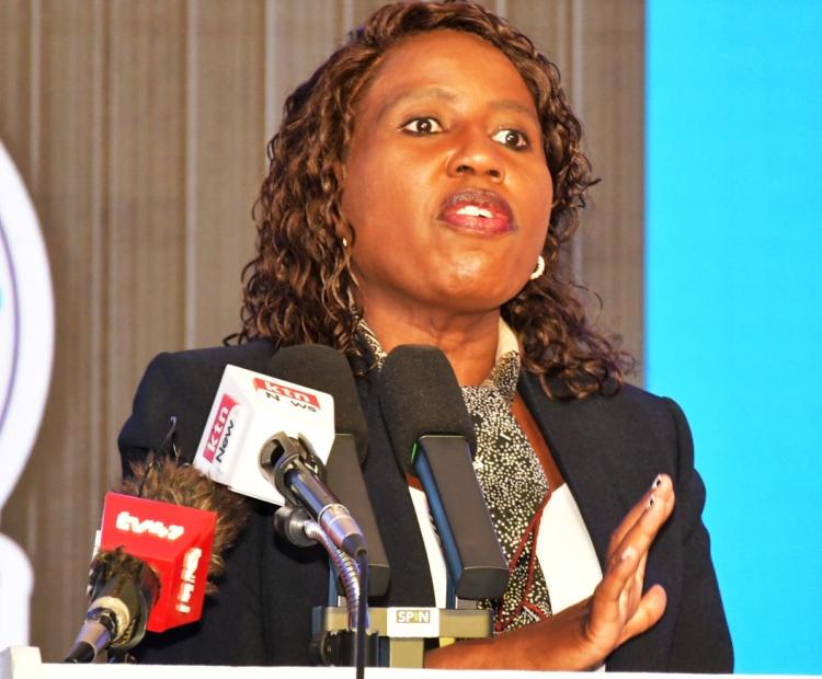 Principal Secretary (PS) in the State Department for Higher Education and Research in Ministry of Education Dr. Beatrice Muganda Inyangala.