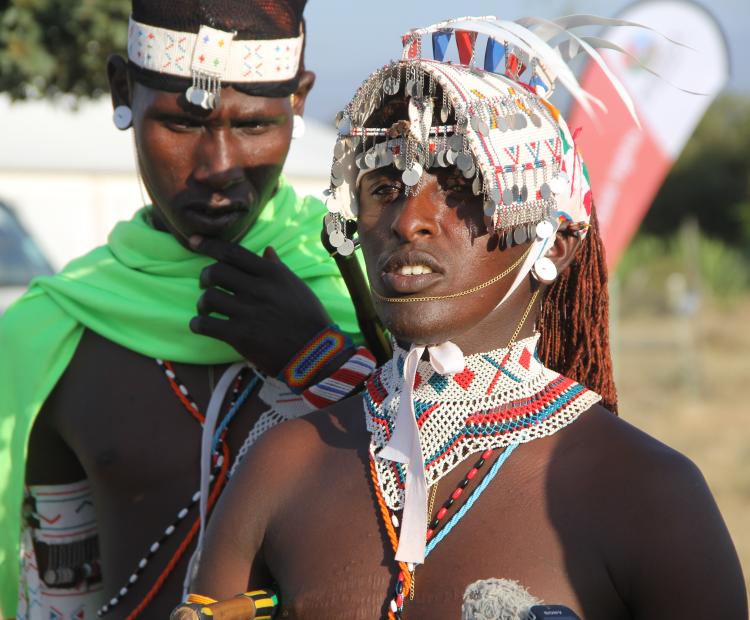 Pius Lekwles, a moran from Samburu and one of the IMPACT grant beneficiaries. PHOTO/MARTIN MUNYI