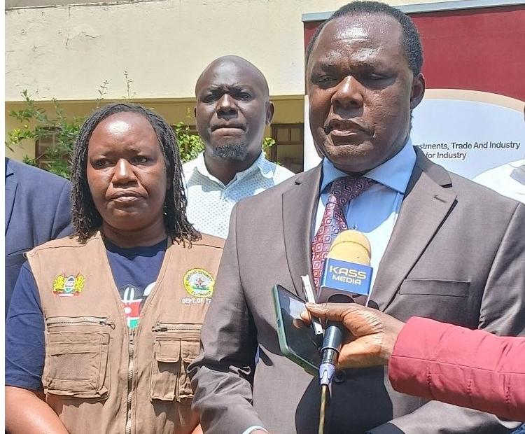 Principal Secretary in the State Dept for Industrialization, Ministry for Investments, Trade and Industry (MITI), Dr Juma Mukhwana