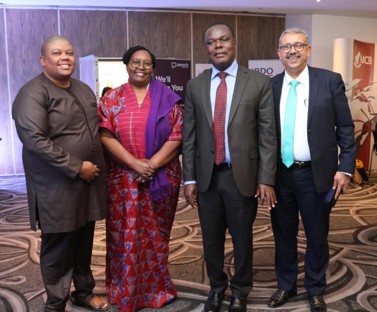 1. Industry PS, Dr. Juma Mukhwana addressing partici- pants during the 5th –India-Africa Entrepreneurship & Investment Summit in Nairobi.