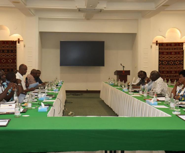 Members of the National Assembly Departmental Committee on Administration and  Internal Security follow proceedings during a meeting with officials from the Ministry of  Immigration and Citizen Services in Mombasa.